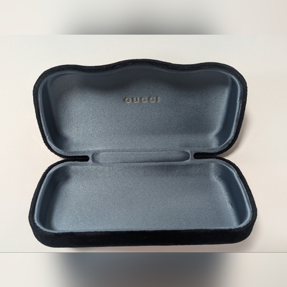 Gucci Women Square Sunglasses GG0800SA 001 Black/Grey Lens 56mm Authentic - Picture 8 of 11